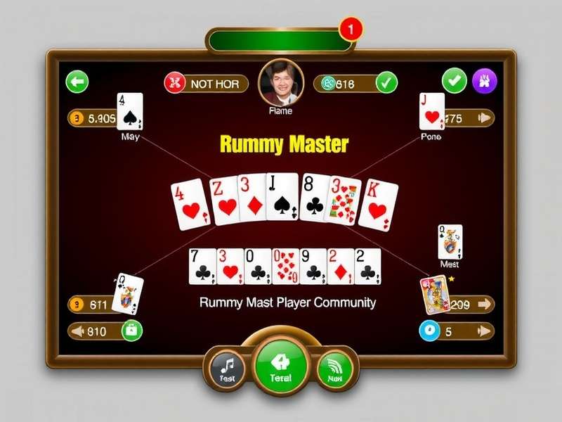 Rummy Master Game Interface