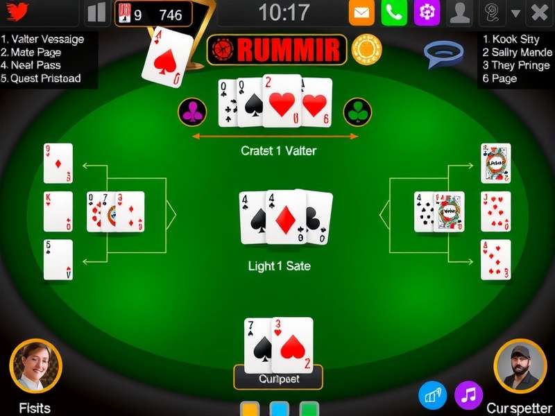 Rummy Master Tournament Screen